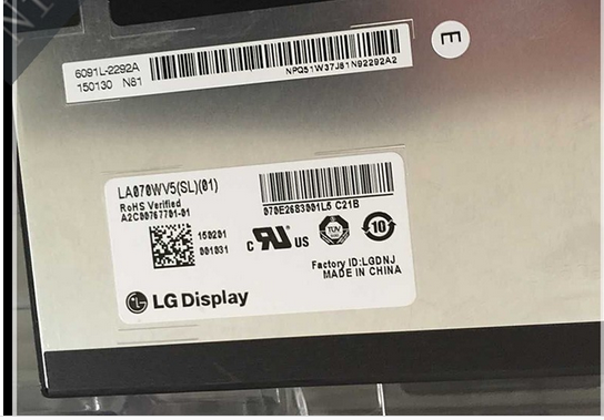Original LA070WV5-SL01 LG Screen Panel 7\" 800x480 LA070WV5-SL01 LCD Display